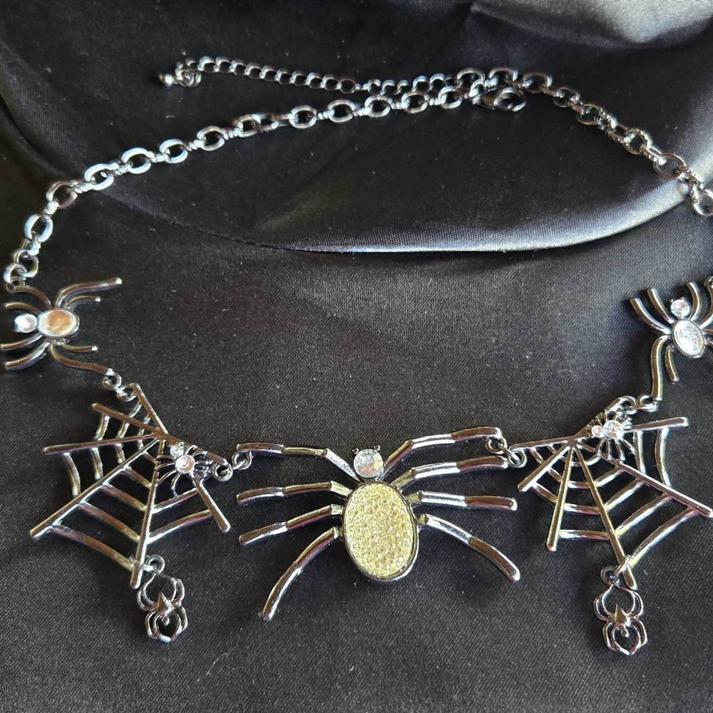 Spider Necklace and Earring Set